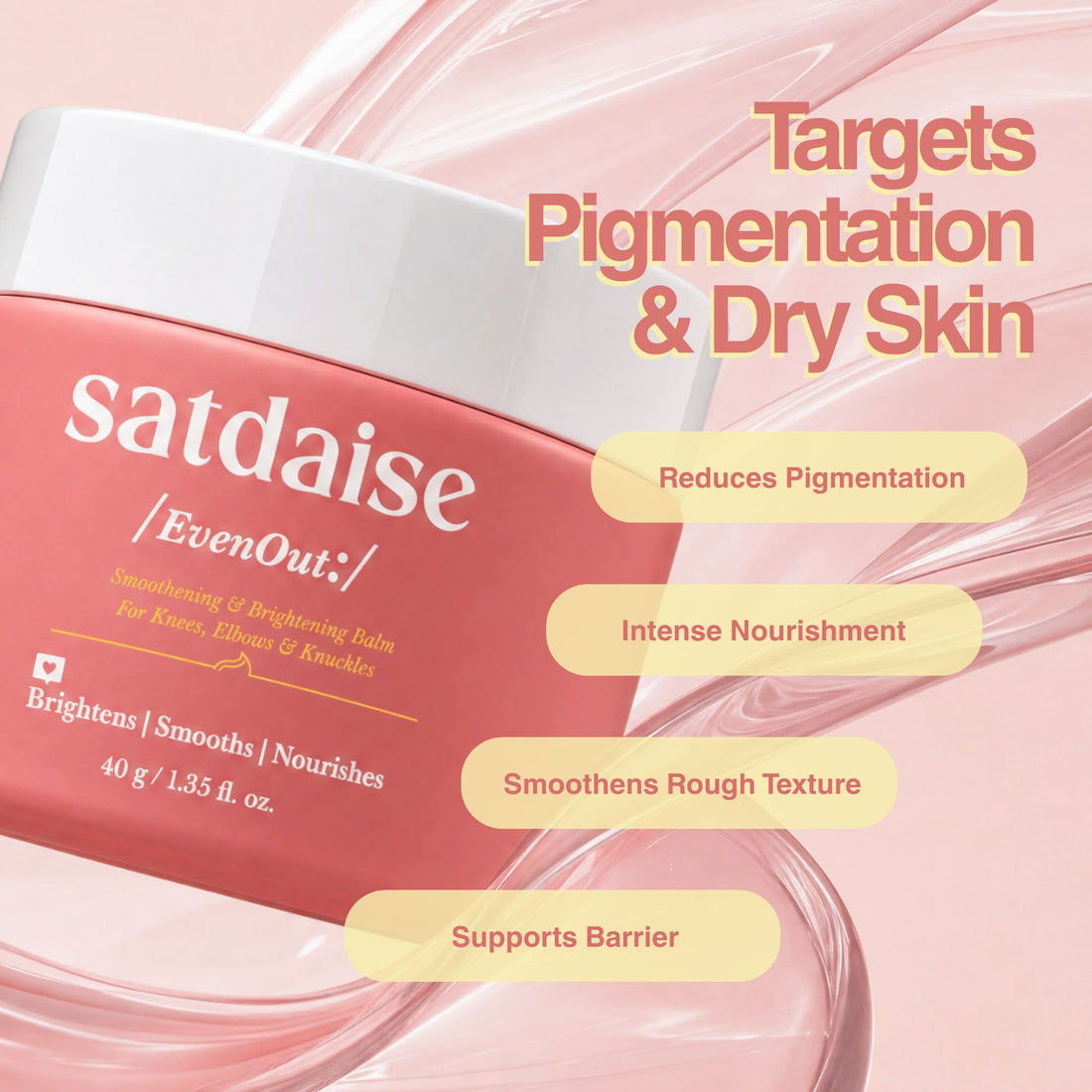Smoothening & Brightening Balm For Knees, Elbows & Knuckles